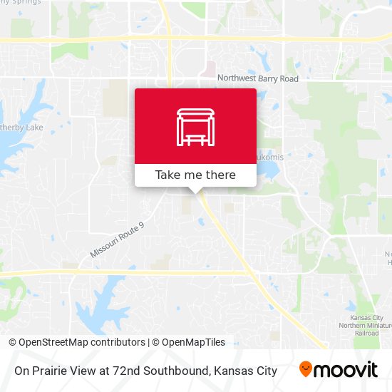 Mapa de On Prairie View at 72nd Southbound