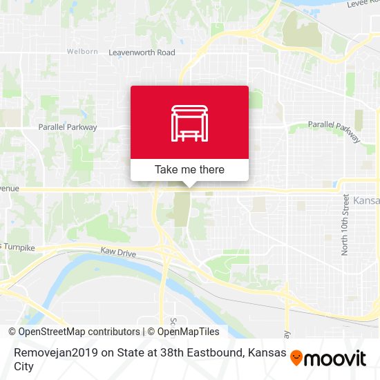 Removejan2019 on State at 38th Eastbound map