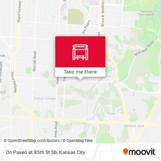 Mapa de On Paseo at 85th St Sb
