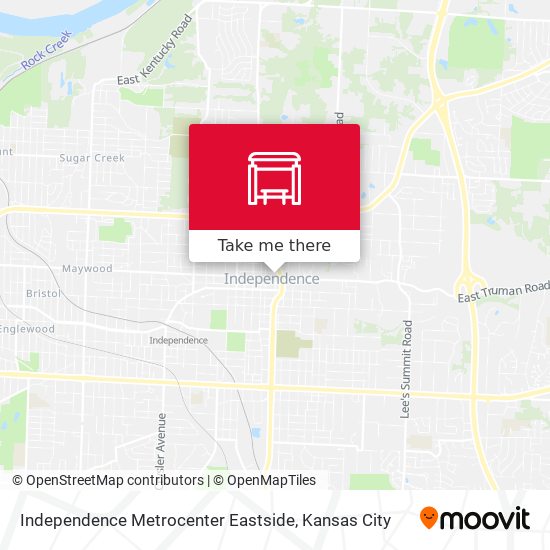 Independence Metrocenter Eastside map