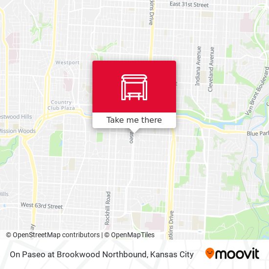 On Paseo at Brookwood Northbound map