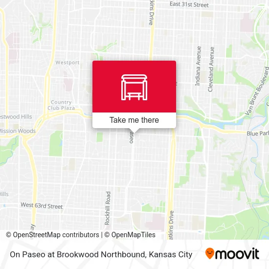 On Paseo at Brookwood Northbound map