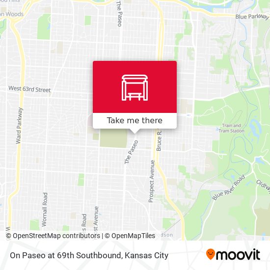 Mapa de On Paseo at 69th Southbound