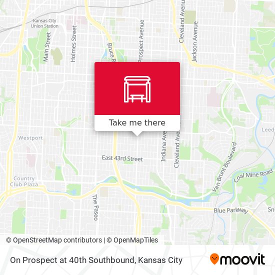 Mapa de On Prospect at 40th Southbound