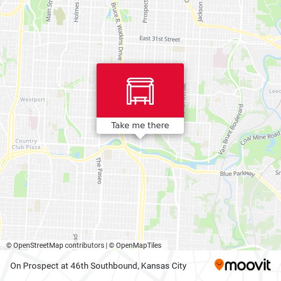Mapa de On Prospect at 46th Southbound