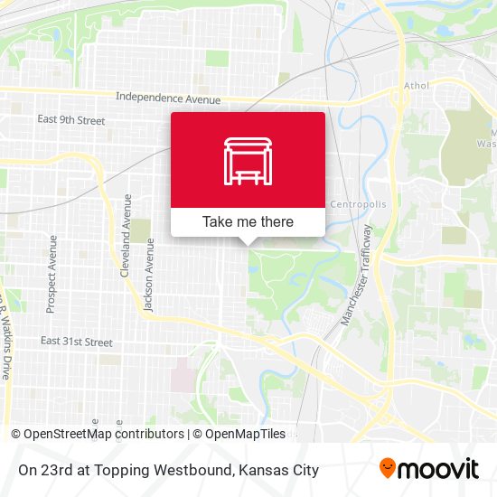 Mapa de On 23rd at Topping Westbound
