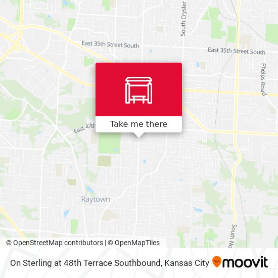 On Sterling at 48th Terrace Southbound map