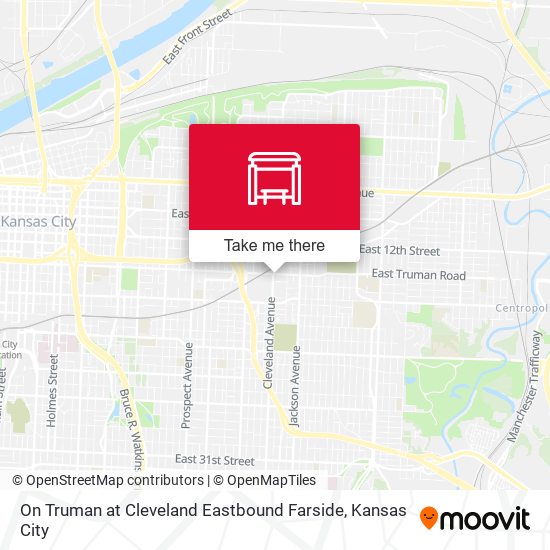 Mapa de On Truman at Cleveland Eastbound Farside