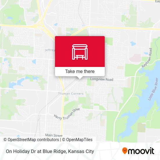 Mapa de On Holiday Dr at Blue Ridge