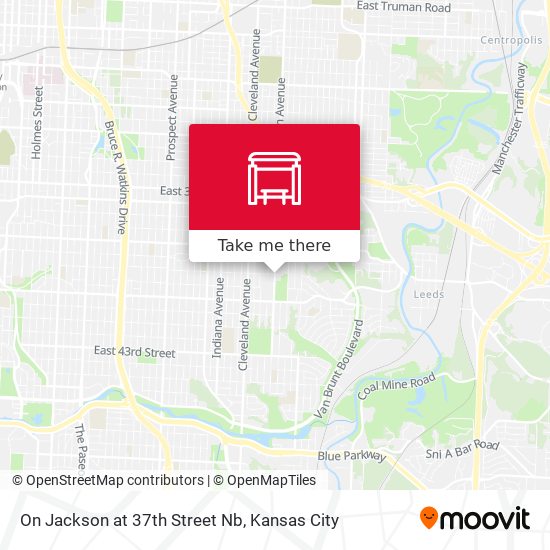 Mapa de On Jackson at 37th Street Nb