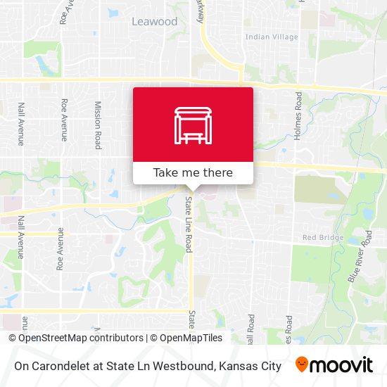Mapa de On Carondelet at State Ln Westbound