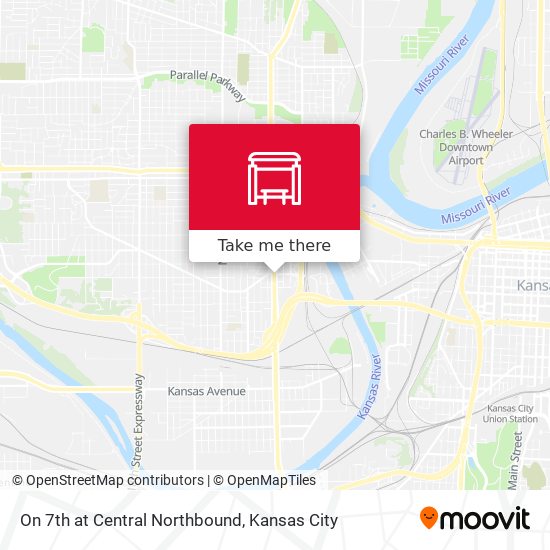 Mapa de On 7th at Central Northbound
