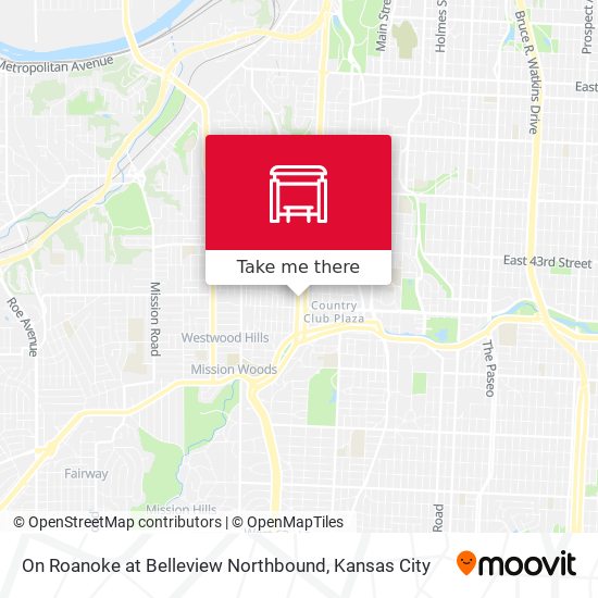 Mapa de On Roanoke at Belleview Northbound