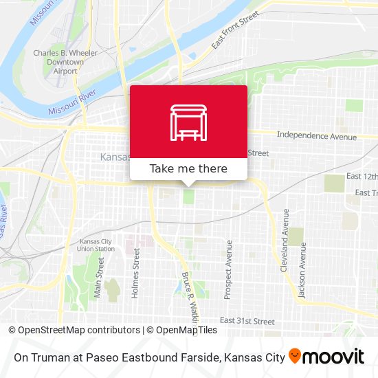Mapa de On Truman at Paseo Eastbound Farside