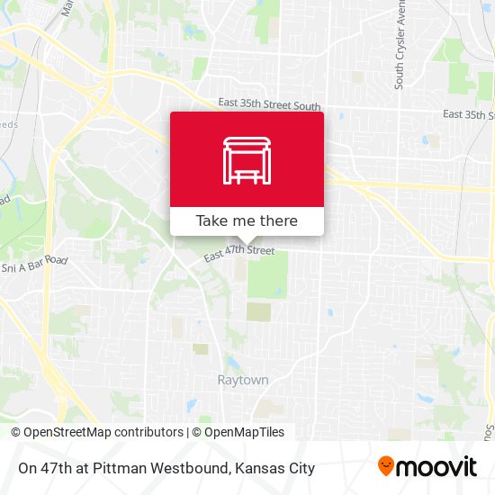 Mapa de On 47th at Pittman Westbound