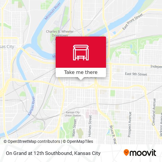 Mapa de On Grand at 12th Southbound