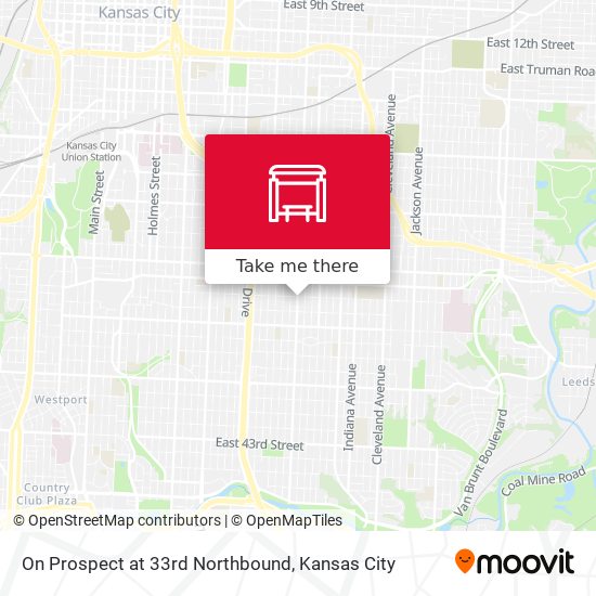 Mapa de On Prospect at 33rd Northbound