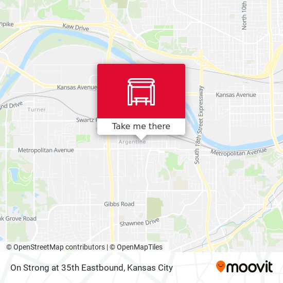 Mapa de On Strong at 35th Eastbound
