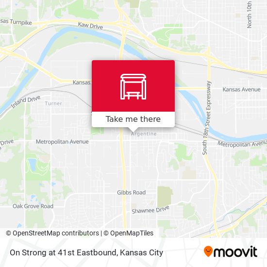 Mapa de On Strong at 41st Eastbound