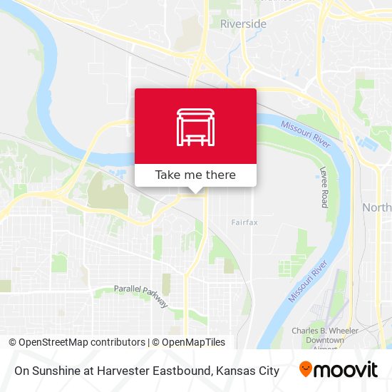 Mapa de On Sunshine at Harvester Eastbound