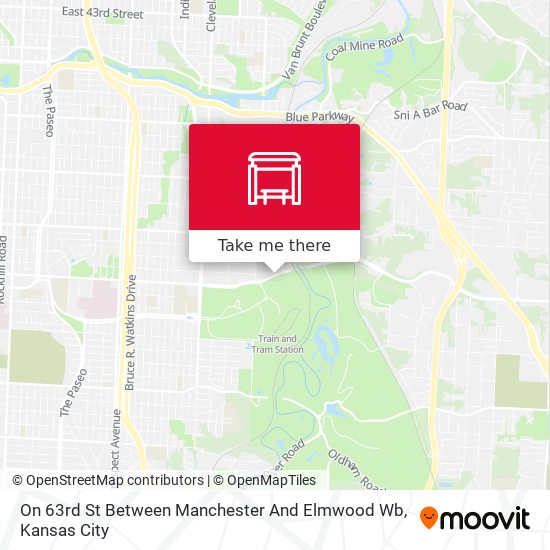 On 63rd St Between Manchester And Elmwood Wb map
