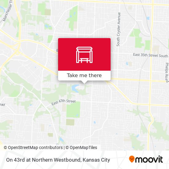 Mapa de On 43rd at Northern Westbound