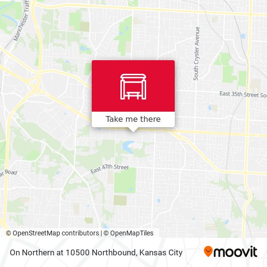 Mapa de On Northern at 10500 Northbound