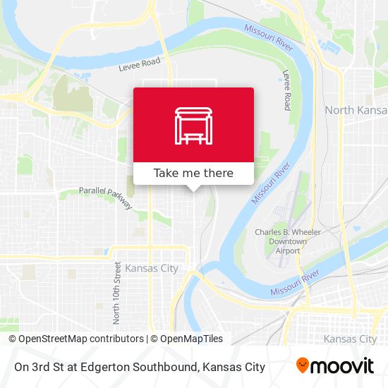 Mapa de On 3rd St  at Edgerton Southbound