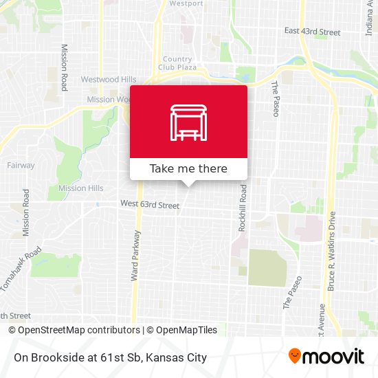 On Brookside at 61st Sb map