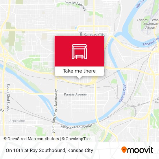 Mapa de On 10th at Ray Southbound