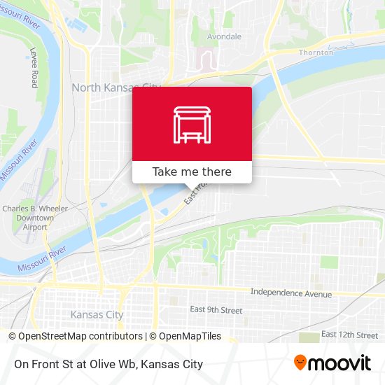 Mapa de On Front St at Olive Wb