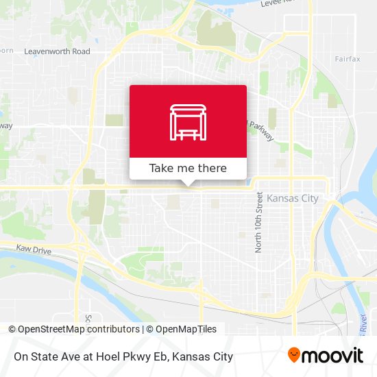 On State Ave at Hoel Pkwy Eb map