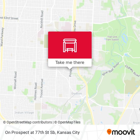 Mapa de On Prospect at 77th St Sb