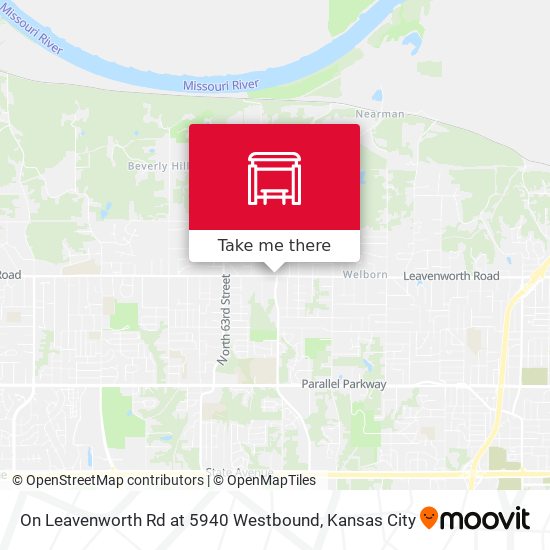 On Leavenworth Rd at  5940 Westbound map