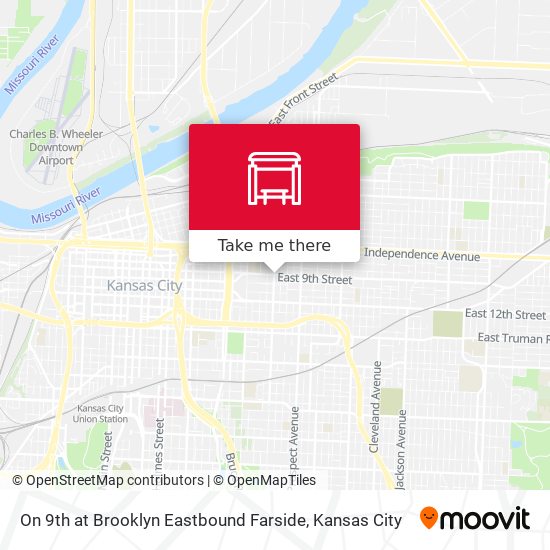Mapa de On 9th at Brooklyn Eastbound Farside