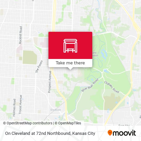 Mapa de On Cleveland at 72nd Northbound