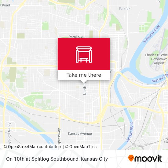 Mapa de On 10th at Splitlog Southbound