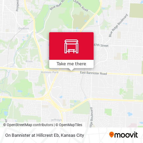 Mapa de On Bannister at Hillcrest Eb