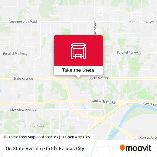 On State Ave at 67th Eb map