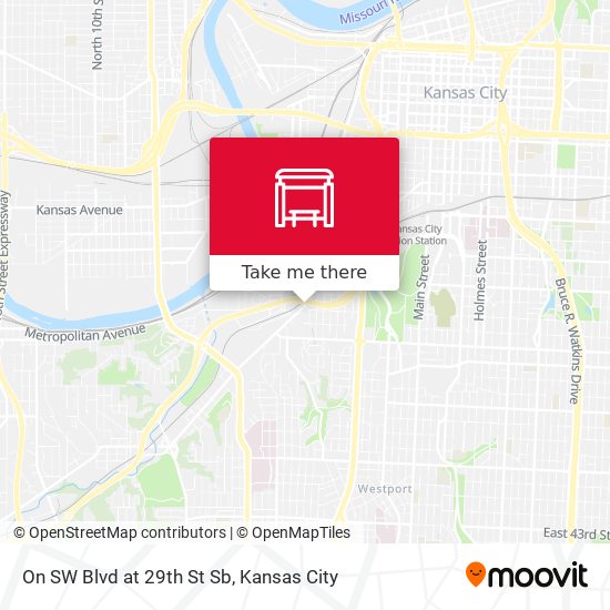 Mapa de On SW Blvd at 29th St Sb