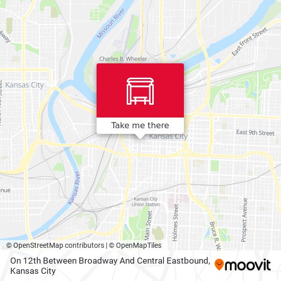 On 12th Between Broadway And Central Eastbound map