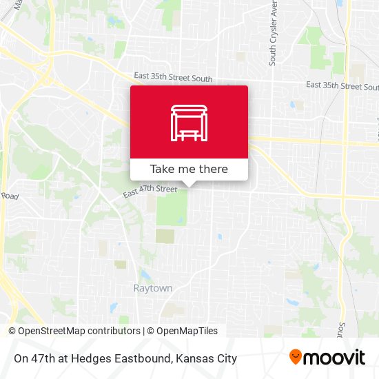 Mapa de On 47th at Hedges Eastbound