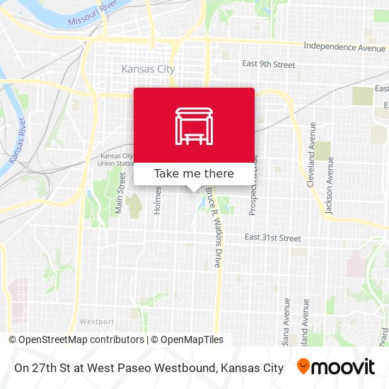 Mapa de On 27th St at West Paseo Westbound