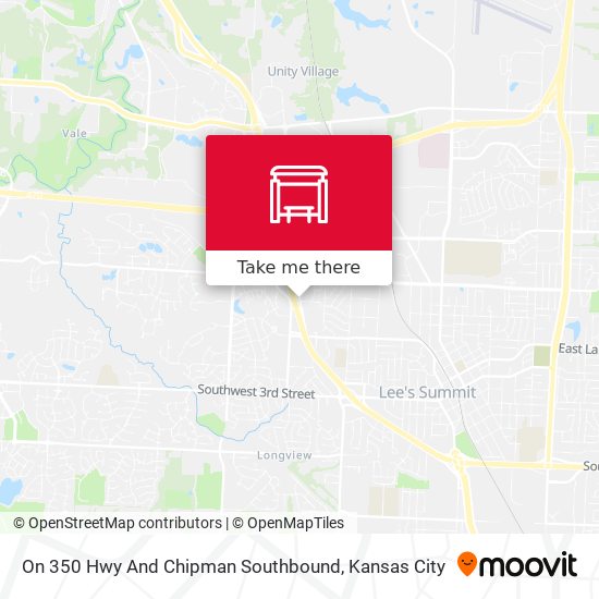 On 350 Hwy And Chipman Southbound map
