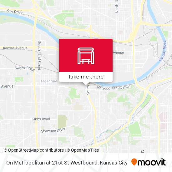 Mapa de On Metropolitan at 21st St Westbound