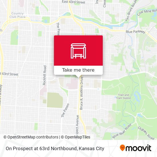 Mapa de On Prospect at 63rd Northbound