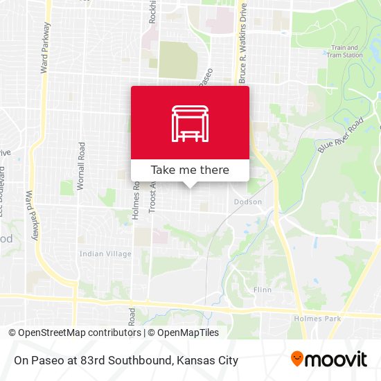 On Paseo at 83rd Southbound map