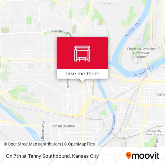 Mapa de On 7th at Tenny Southbound