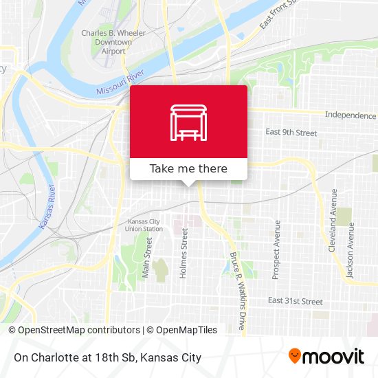On Charlotte at 18th Sb map