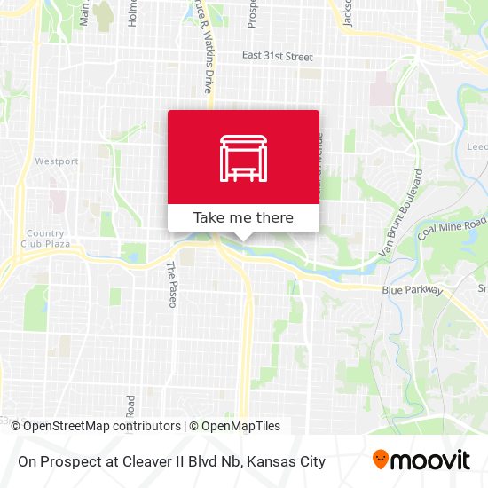 On Prospect at Cleaver II Blvd Nb map